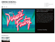 Tablet Screenshot of drinkdogma.com